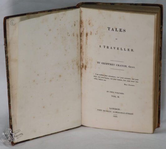 Tales of a Traveller. Vols. I & II. - Image 6