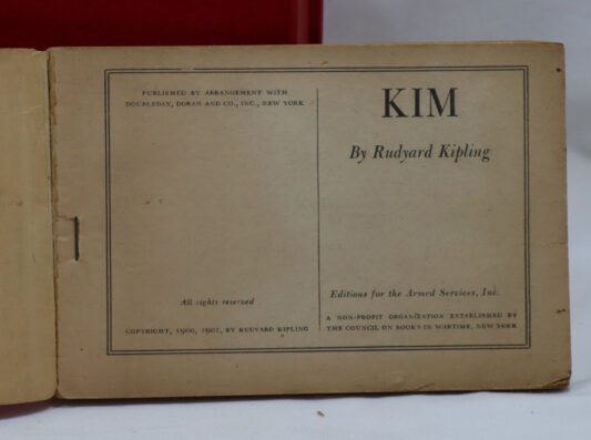 Kim. Armed Services Edition. - Image 4