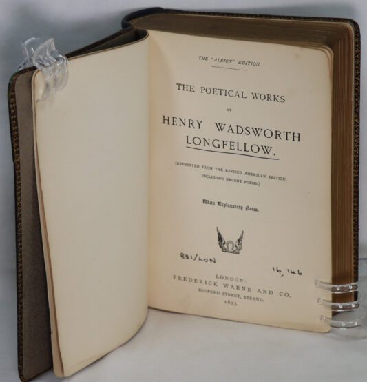 The Poetical Works of Longfellow. The Albion Edition. - Image 3