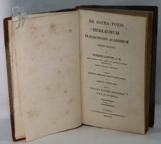 Lowth's Praelectiones Academicae. - Image 5