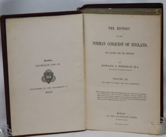 The History of the Norman Conquest of England. Volumes I to IV. - Image 8