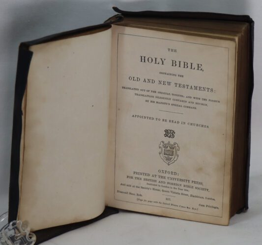The Holy Bible. 1877.