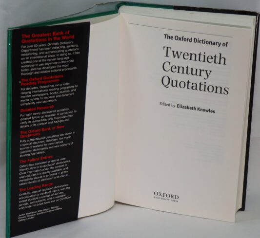 The Oxford Dictionary of Quotations. - Image 2
