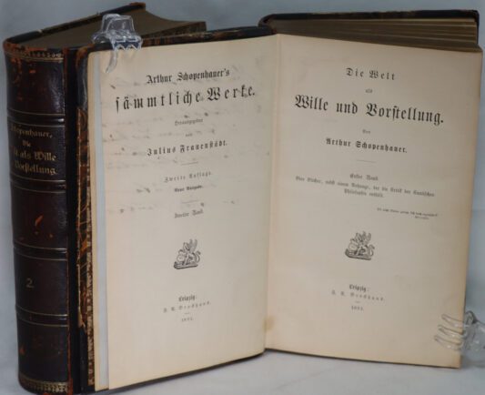 Fammrliche Werte. Wille und Borftellung. - Image 4
