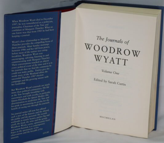 The Journals of Woodrow Wyatt. - Image 3
