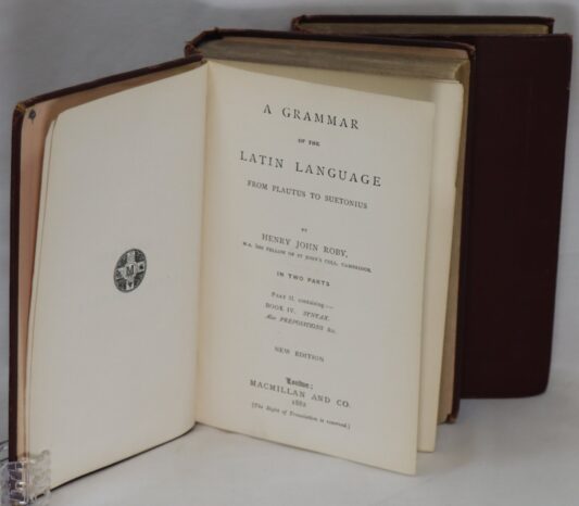 Latin Grammar. Parts I & II. - Image 3