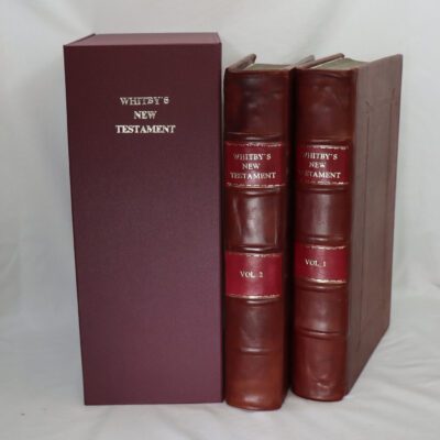 Whitby's Commentary on the New Testament. In Two Volumes.
