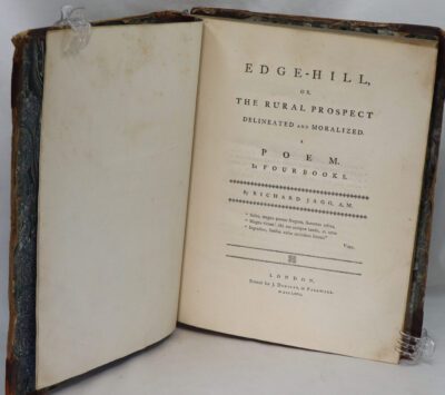 Edge-Hill or the Rural Prospect Delineated and Moralised.