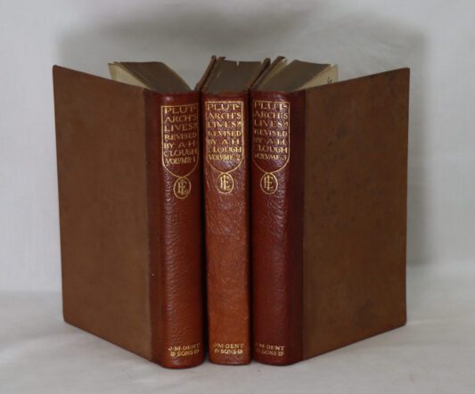 Plutarch's Lives. Vols 1, 2 & 3.