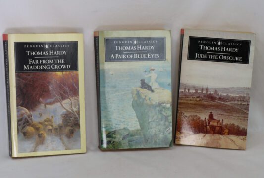 Thomas Hardy. - A Pair of Blue Eyes; Jude the Obscure: Far from the Madding Crowd.