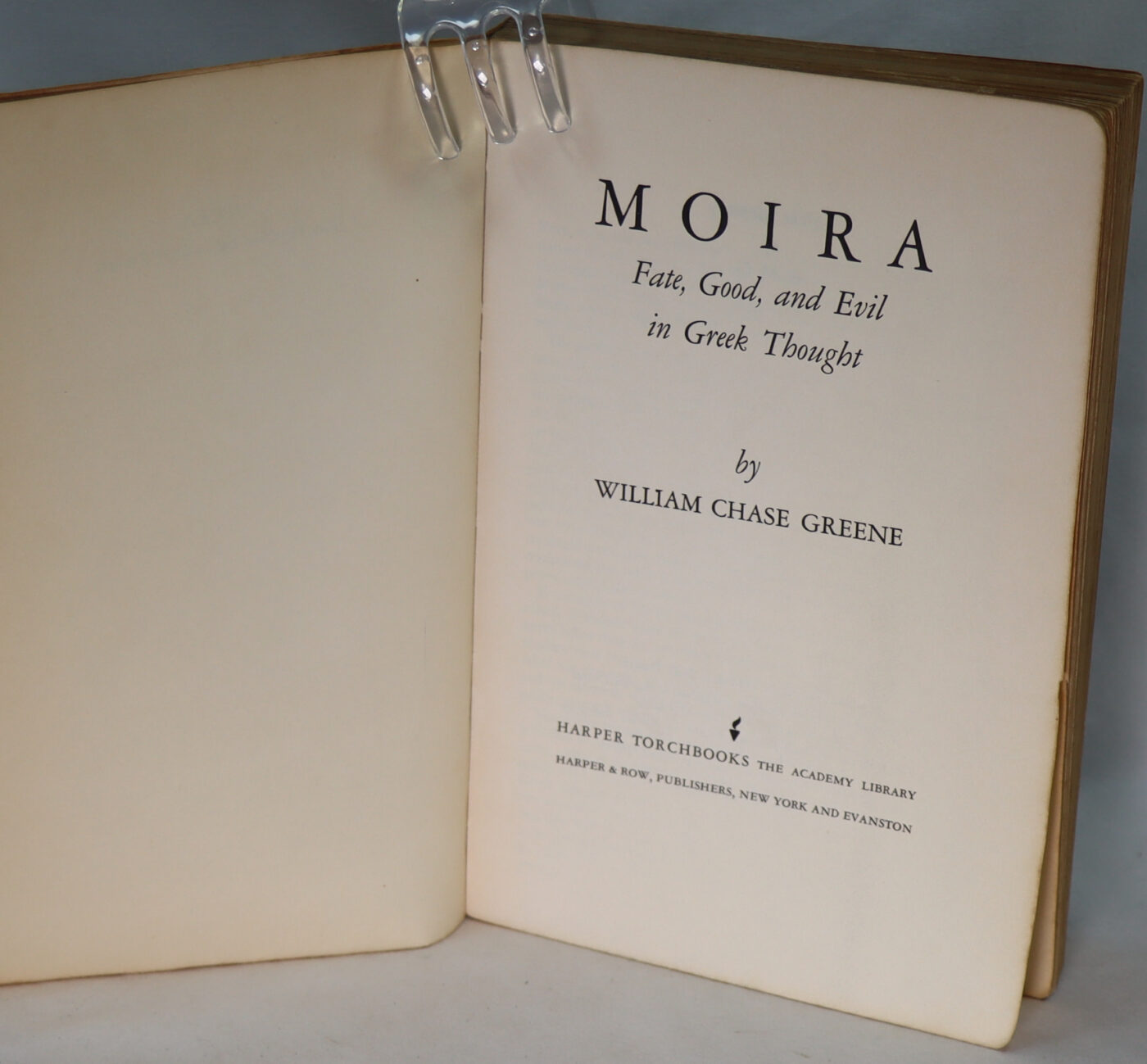 Moira. Fate, Good & Evil in Greek Thought. - Image 2