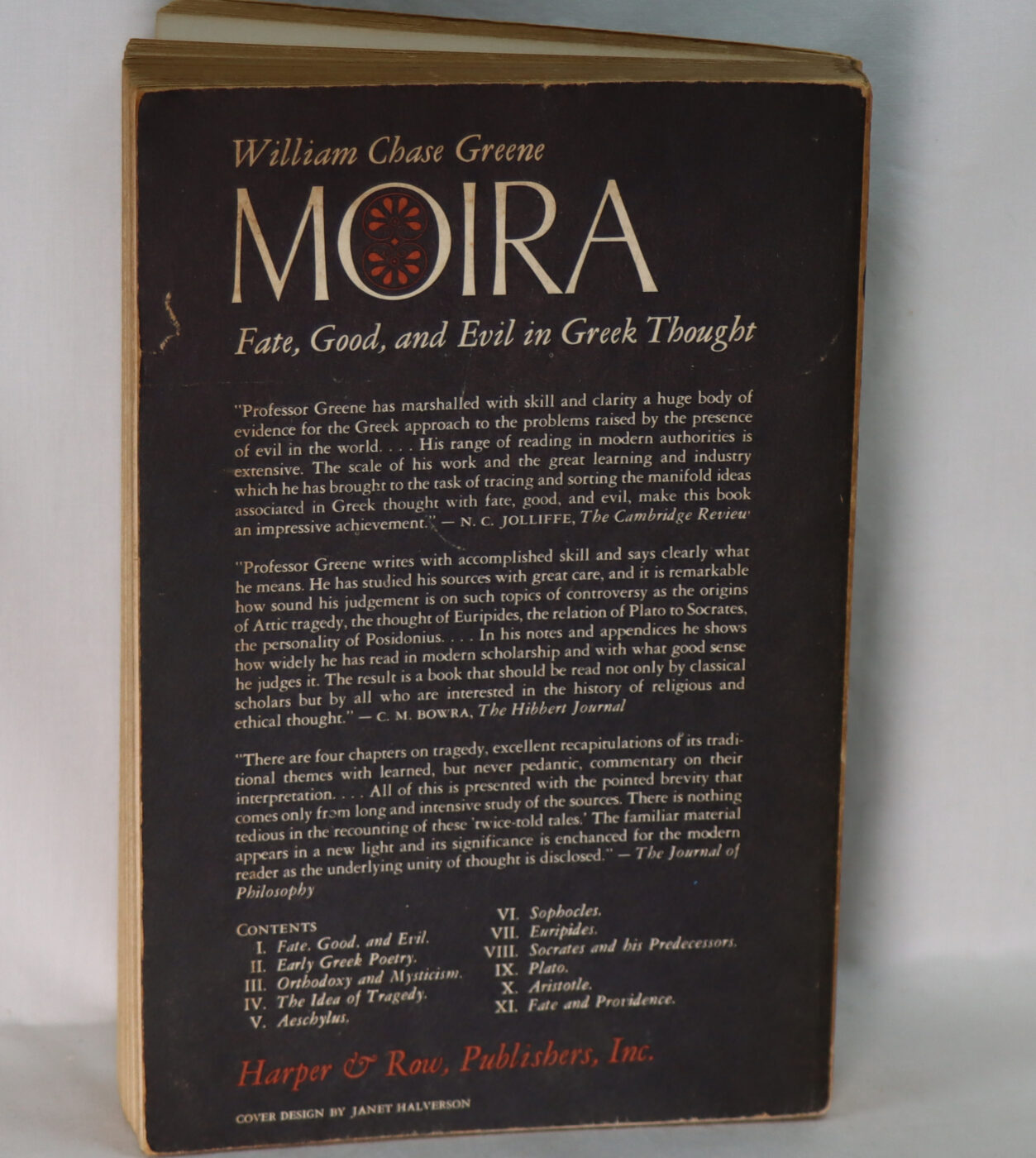Moira. Fate, Good & Evil in Greek Thought. - Image 4