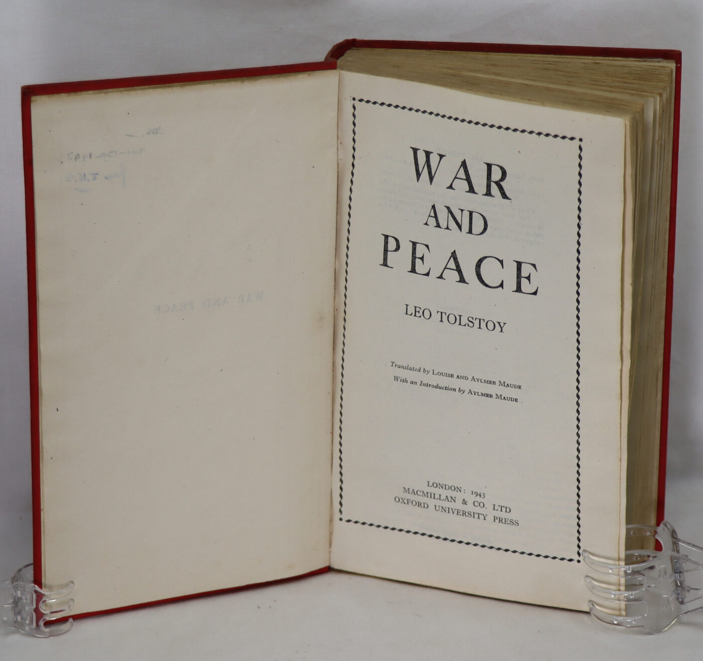 Photo of War And Peace.