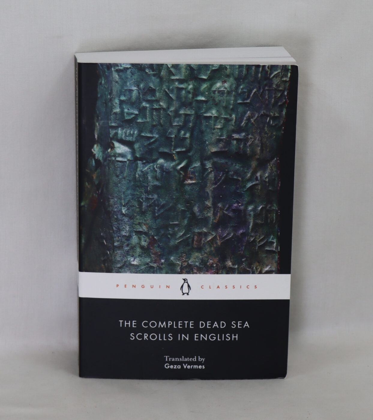 Photo of The Complete Dead Sea Scrolls in English.