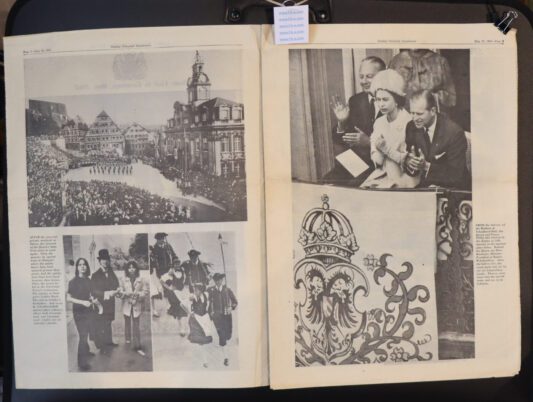 STATE VISIT TO GERMANY.   British Royal Family.  SUNDAY TELEGRAPH MAY 1965 - Image 3