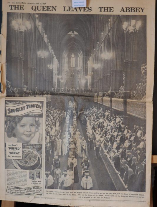 GEORGE VI’s CORONATION British Royal Family.  DAILY MAIL THURSDAY MAY 13th 1937 - Image 4