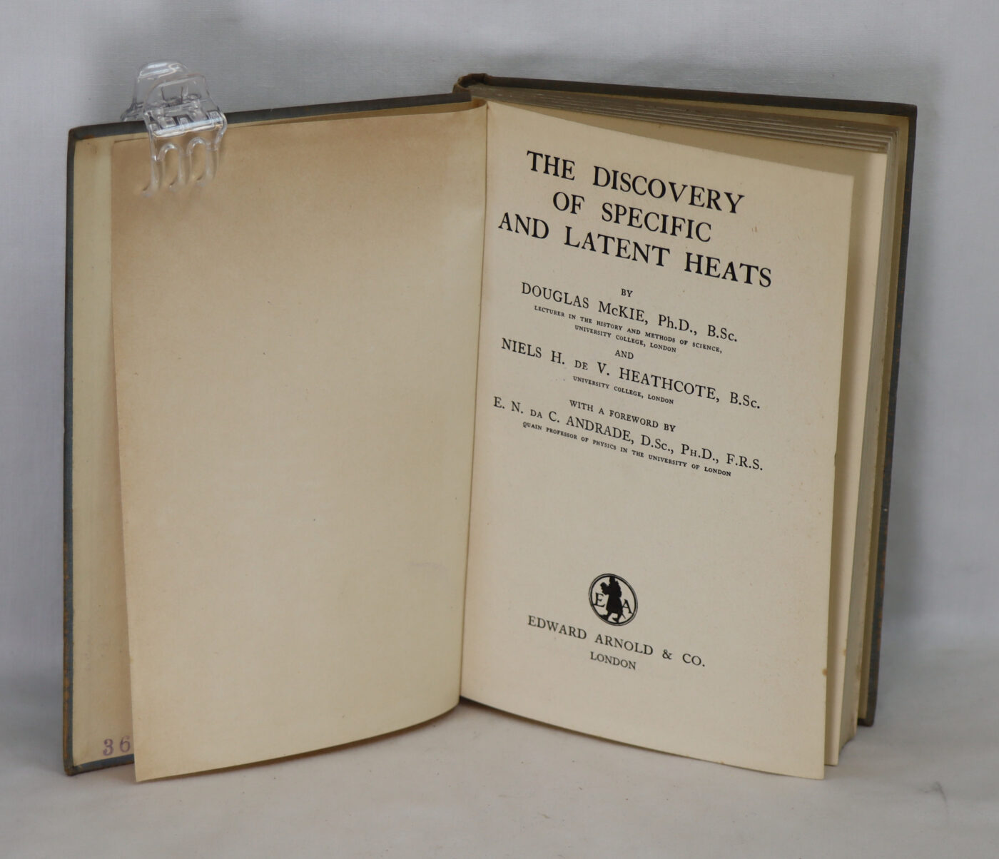 Photo of The Discovery of Specific and Latent Heats.