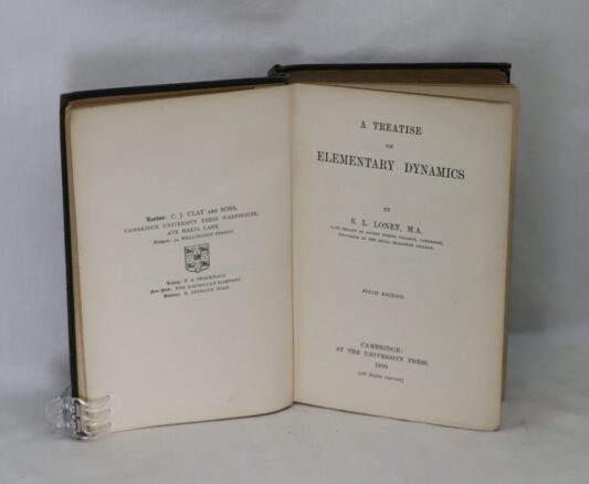 A Treatise on Elementary Dynamics.