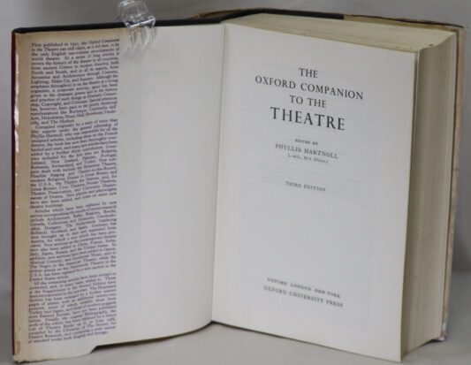 The Oxford Companion to the Theatre. - Image 2