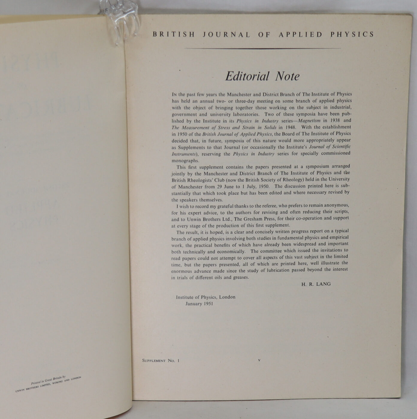 The Physics of Lubrication. - Image 2