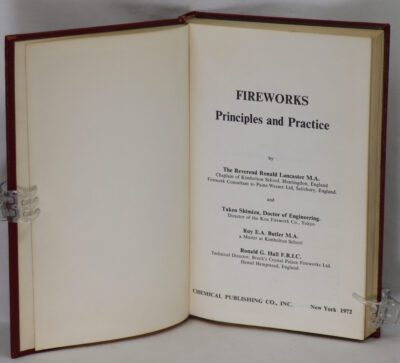 Fireworks. Principles and Practices.