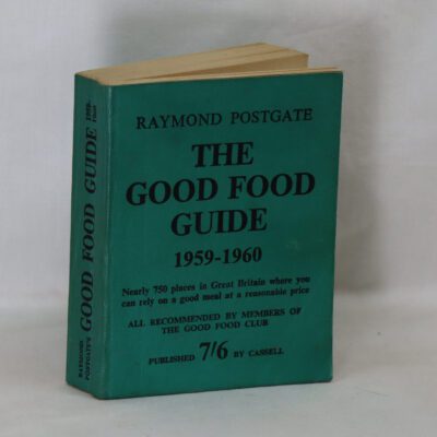 The Good Food Guide. 1959-1960. Raymond Postgate.