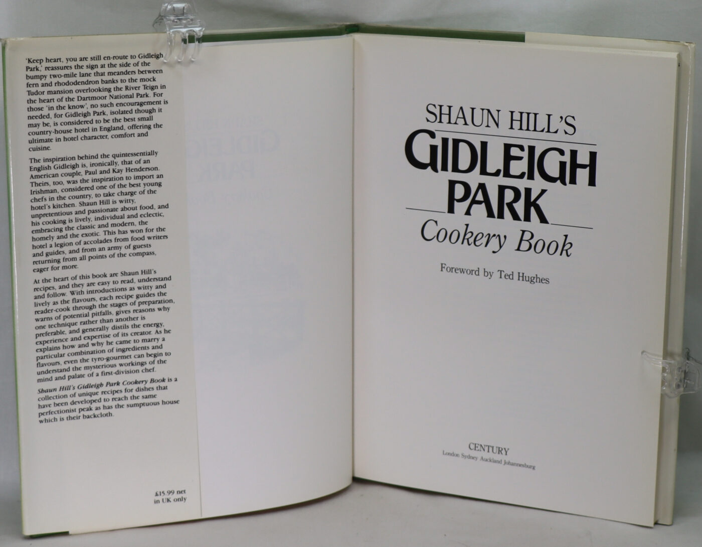 Shaun Hill's Gidleigh Park Cookery Book. - Image 4