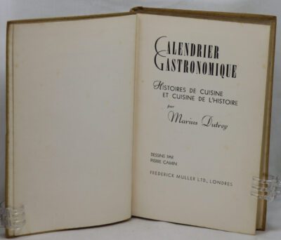 Calendrier Gastronomique.