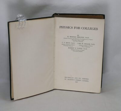 Physics for Colleges.