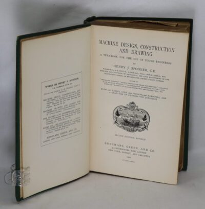 Machine Design, Construction and Drawing.