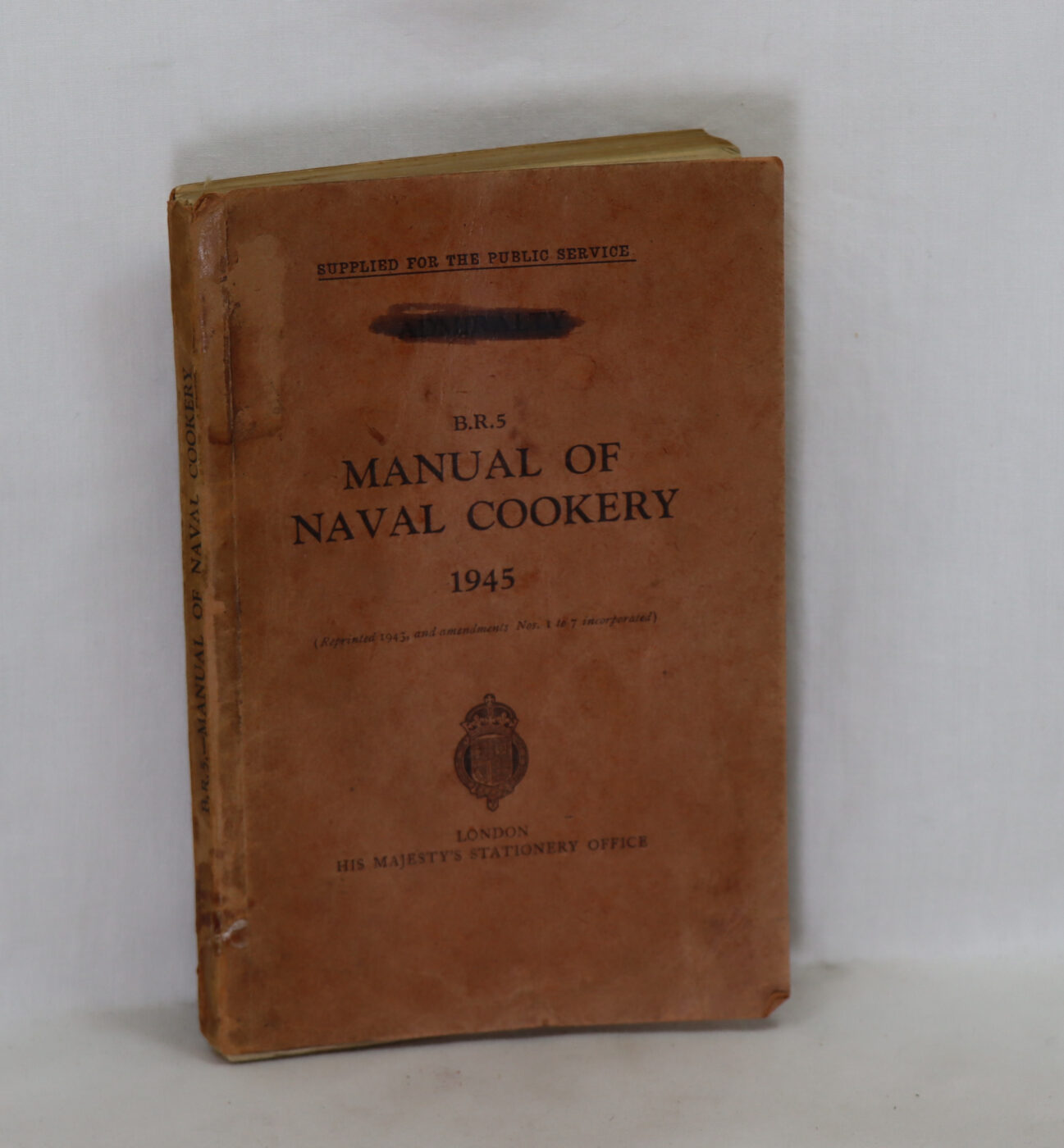 Photo of The Manual of Naval Cookery. 1945.