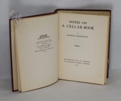 Notes on a Cellar Notebook.