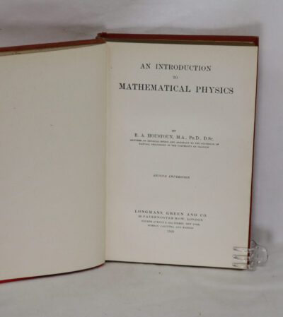 An Introduction to Mathematical Physics.