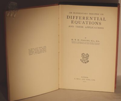 An Elementary Treatise on Differential Equations.