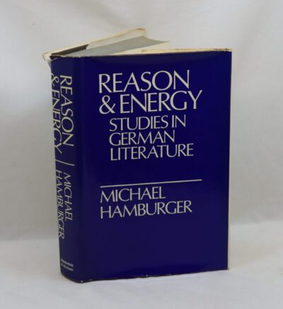 Reason & Energy Studies in German Literature.