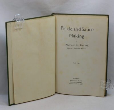 Pickle and Sauce Making.