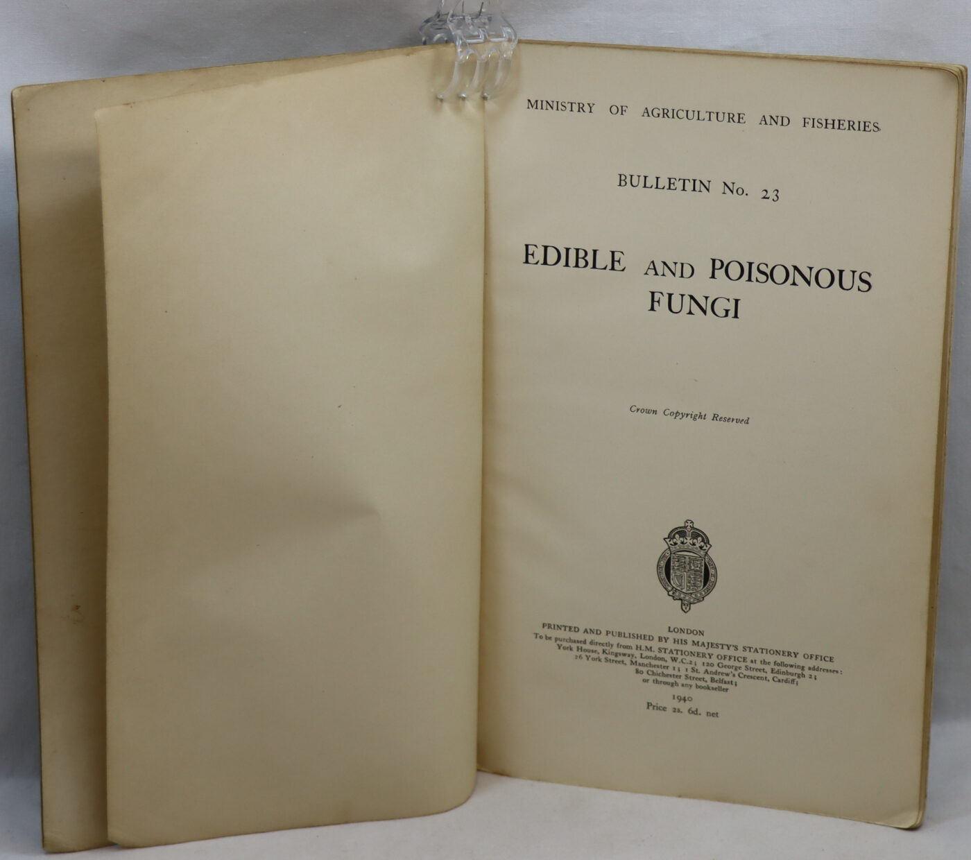 Edible and Poisonous Fungi. 1940. - Image 2