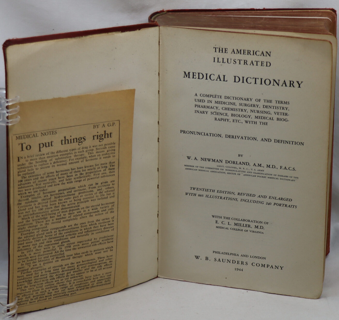 The American Illustrated Medical Dictionary. 20th Edition. - Image 5