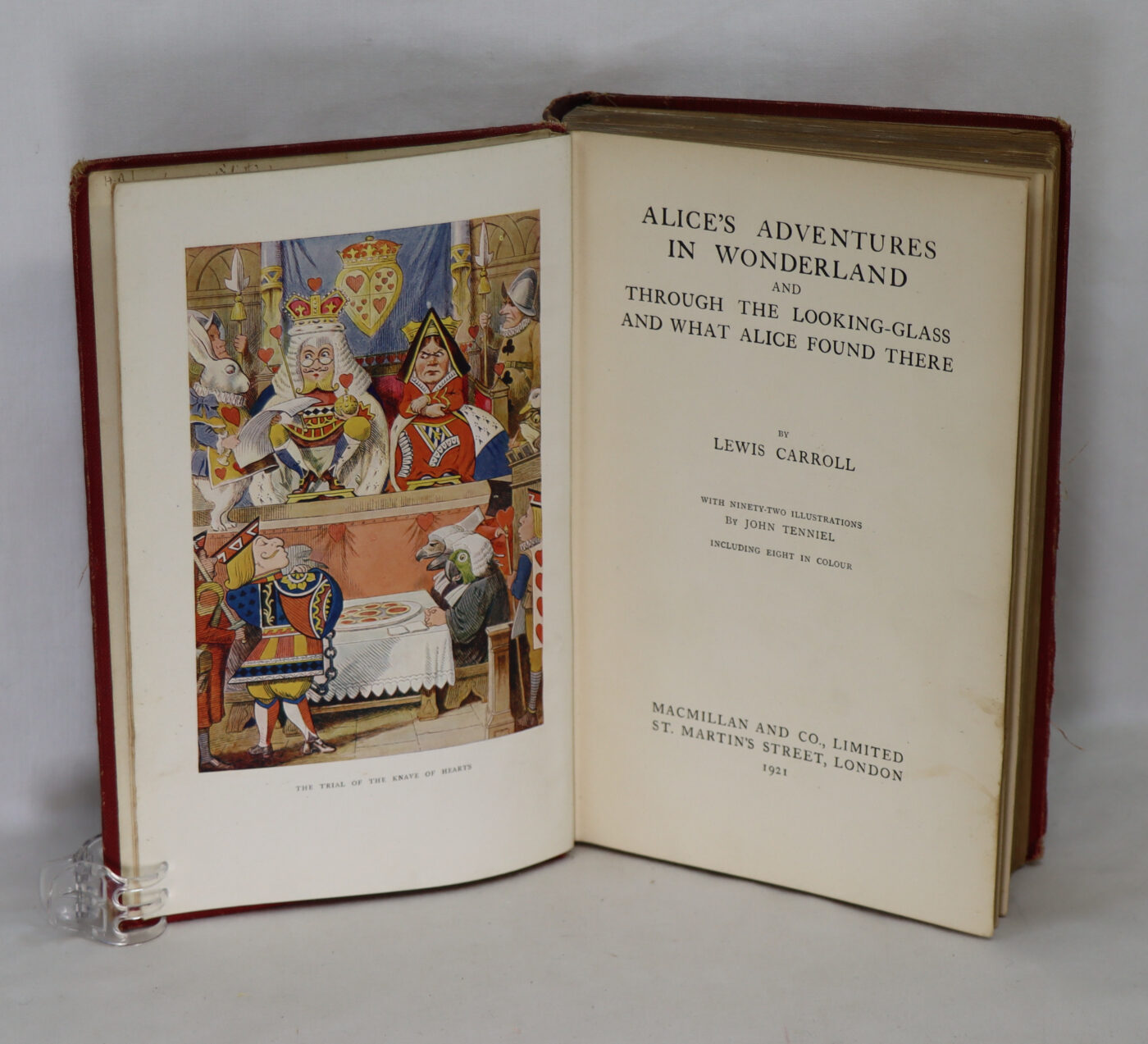 Photo of Alice’s Adventures and Through the Looking Glass.