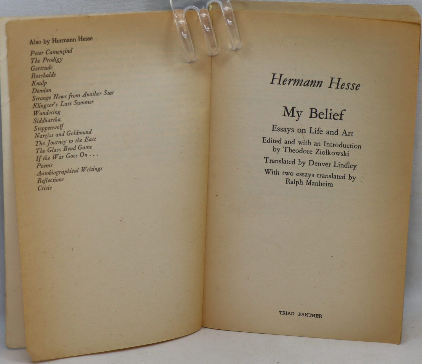 My Belief. Herman Hesse. - Image 2