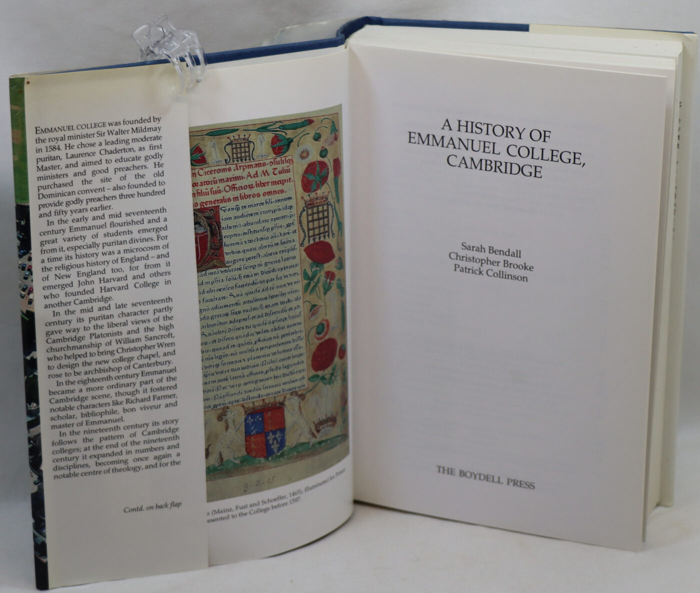 A History of Emmanuel College, Cambridge. - Image 4