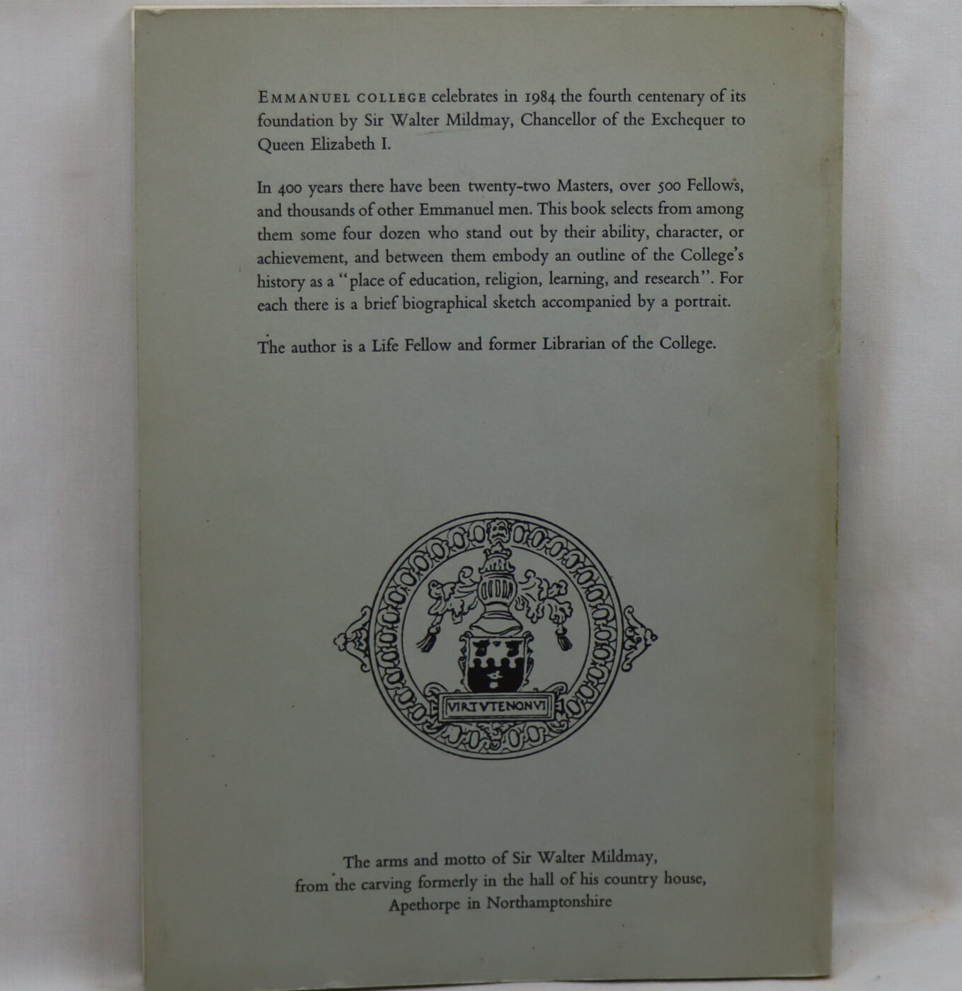 Forty-Nine Lives. An Anthology of Portraits of Emmanuel Men. - Image 2