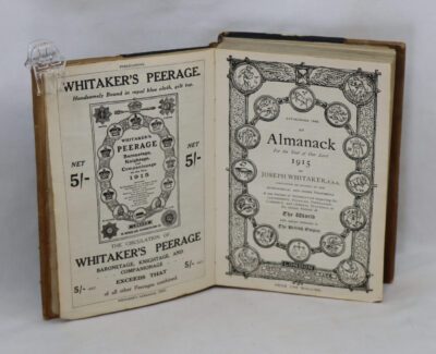 Whitaker's Almanac. 1915.