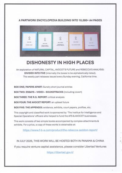 Dishonesty in HIGH PLACES. (Private Edition).