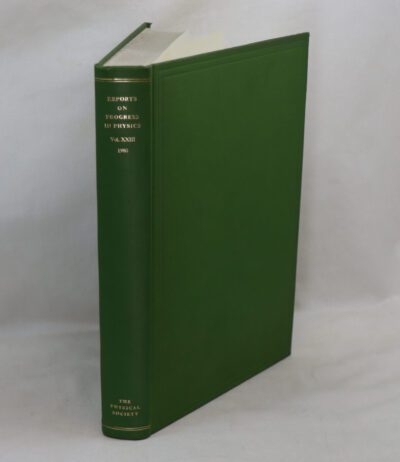 Reports on Progress in Physics. 1960. Vol. XXIII.