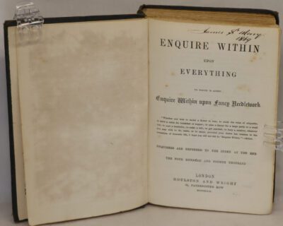 Enquire Within upon Everything.