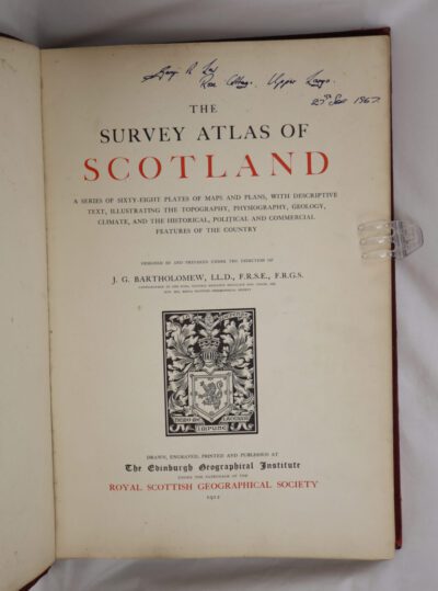 The Survey Atlas of Scotland.