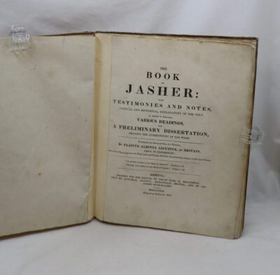 The Book of Jasher: with Testimonies and Notes.