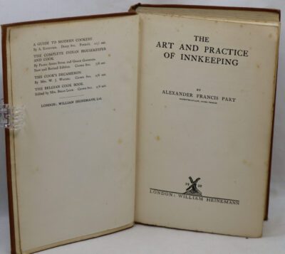 The Art and Practice of Innkeeping.