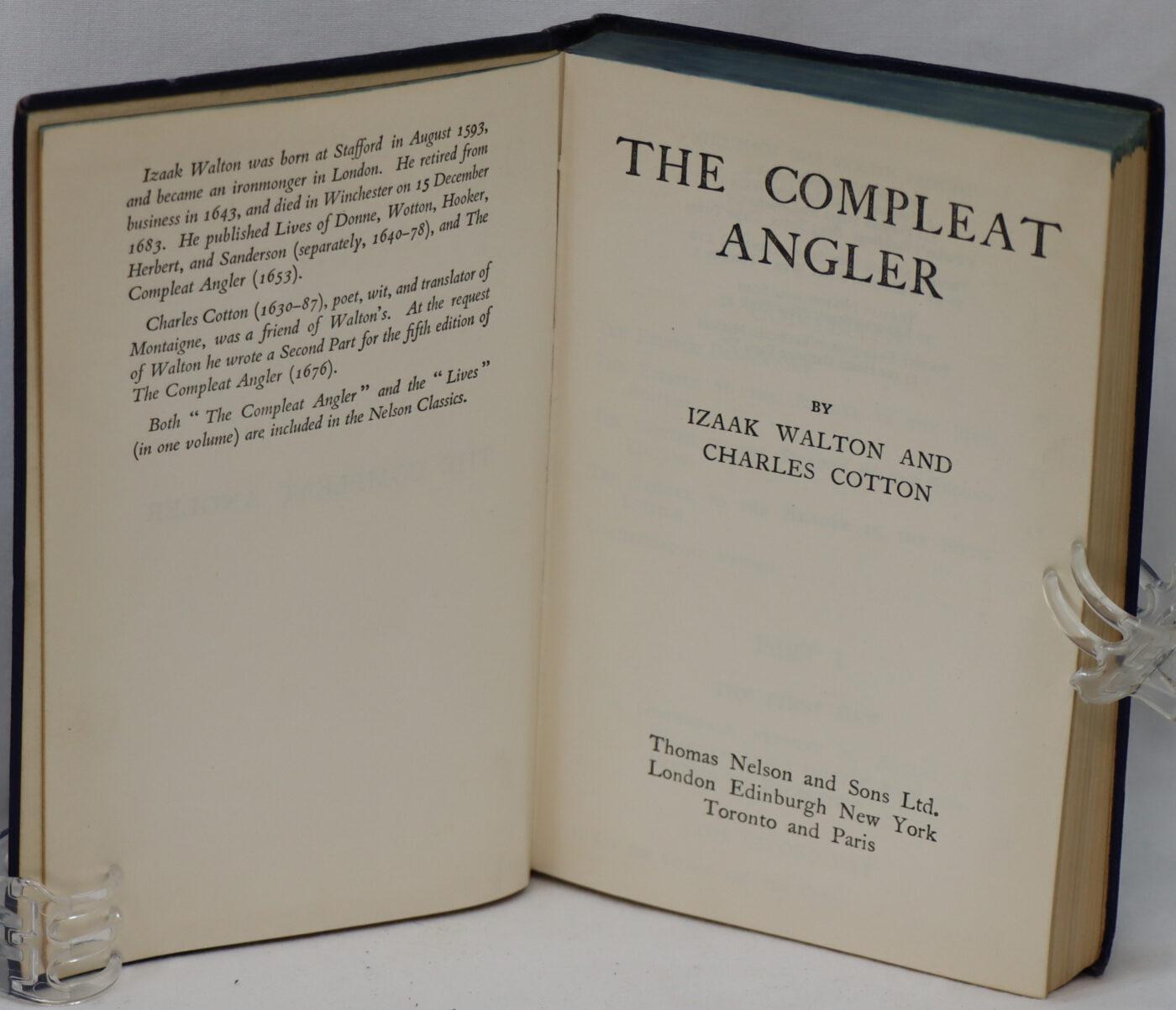 Photo of The Compleat Angler.
